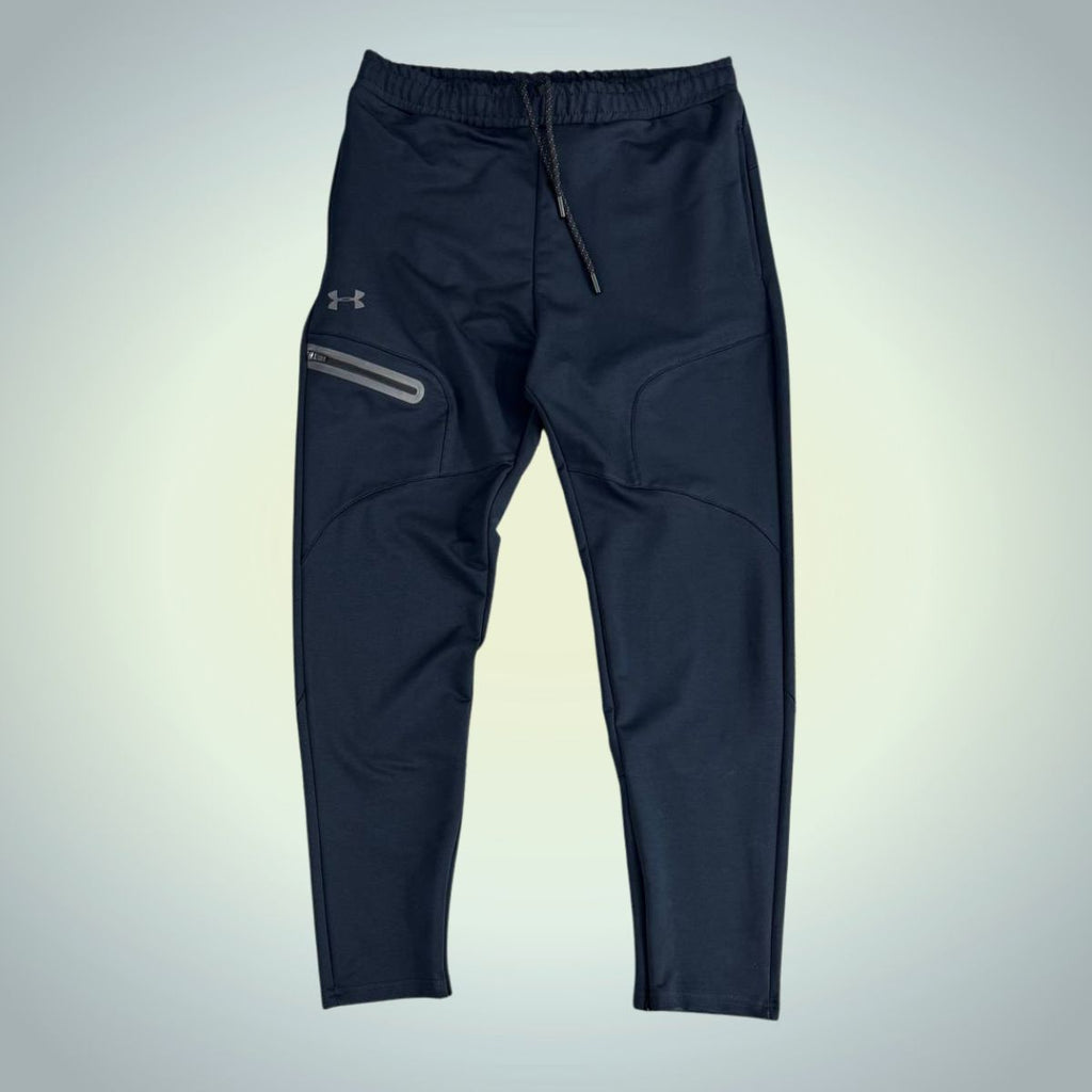 Under Armour męskie spodnie, odblaskowe, ciemnoniebieskie. Premium jakość