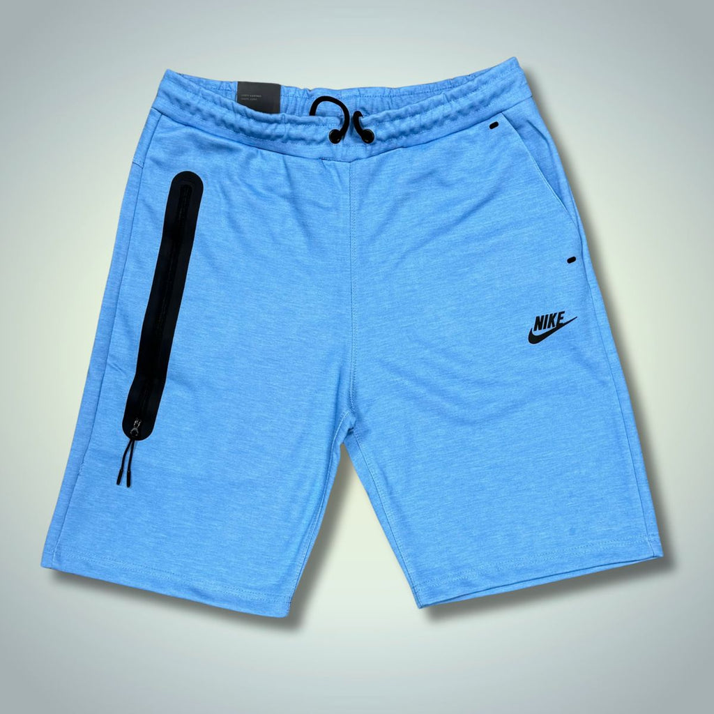 Męskie spodenki Nike Tech Fleece, niebieskie. Model 2024. Jakość premium