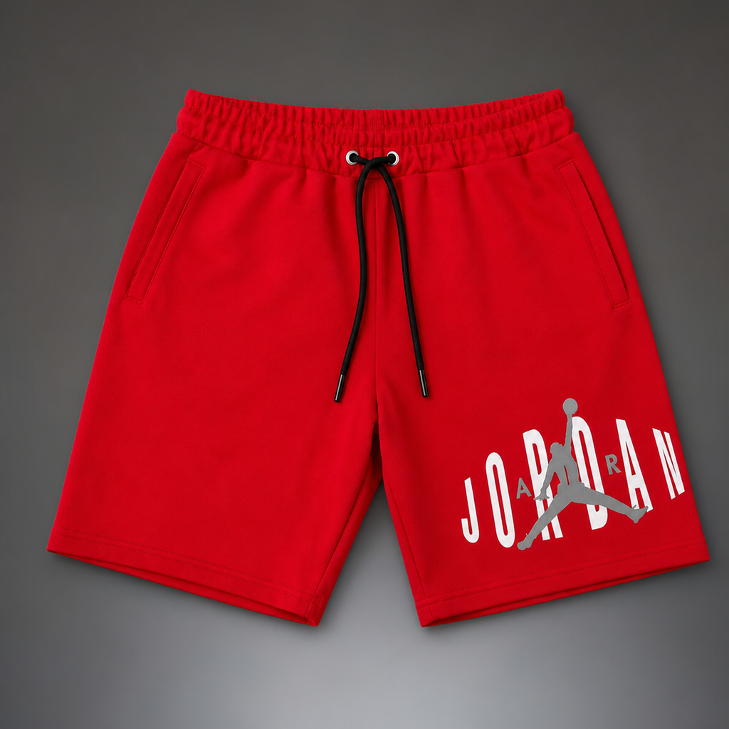 Air Jordan Fleece męskie spodenki sportowe, Czerwony. Premium jakość