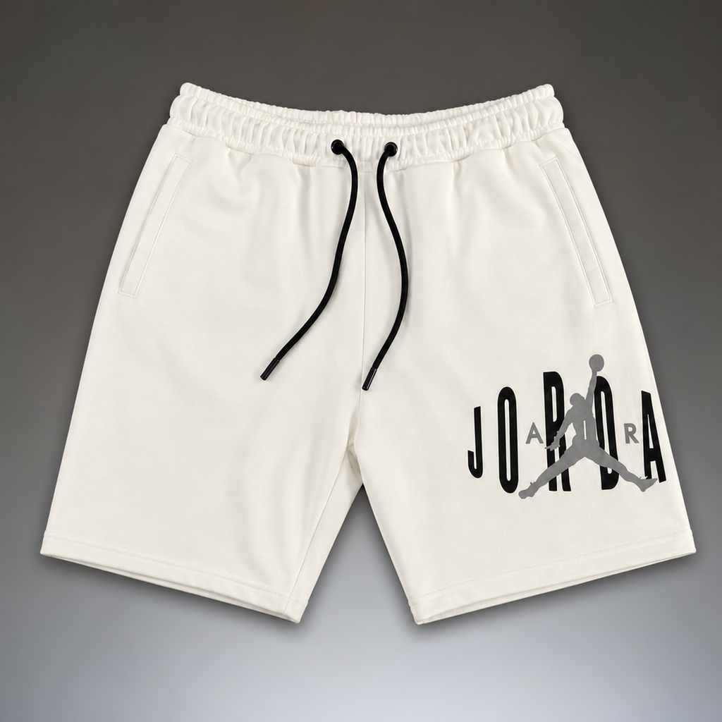 Air Jordan Fleece męskie spodenki sportowe, biały. Premium jakość