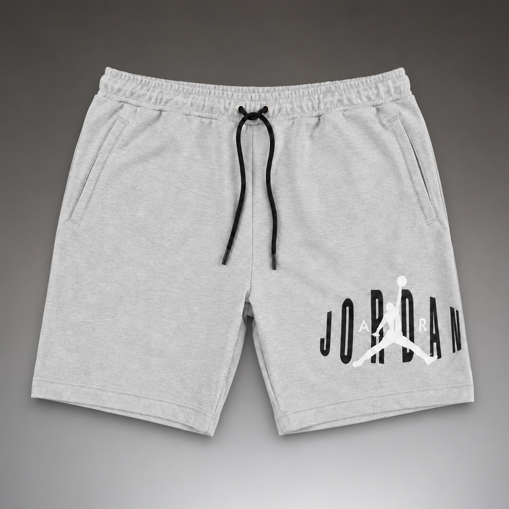 Air Jordan Fleece męskie spodenki sportowe, klasyczny szary. Premium jakość