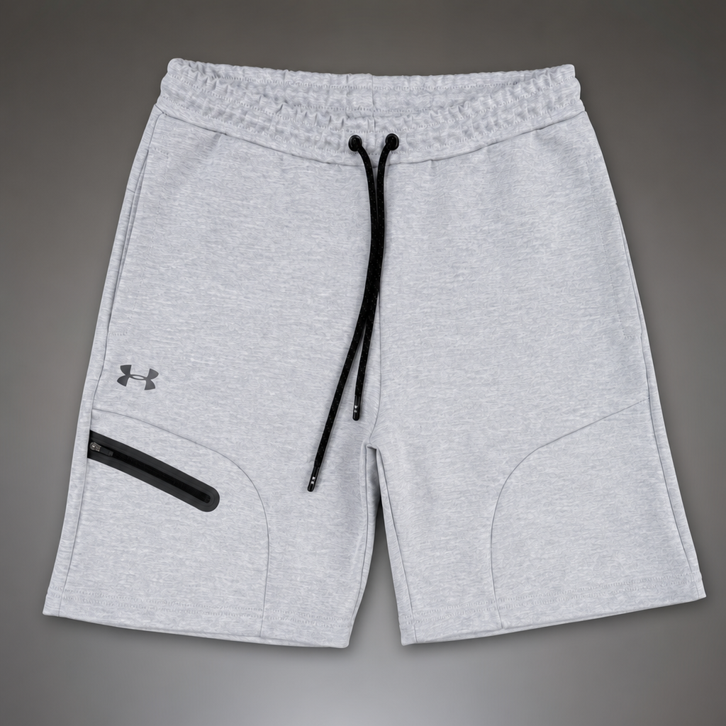 Under Armour Fleece męskie spodenki sportowe, klasyczny szary. Premium jakość