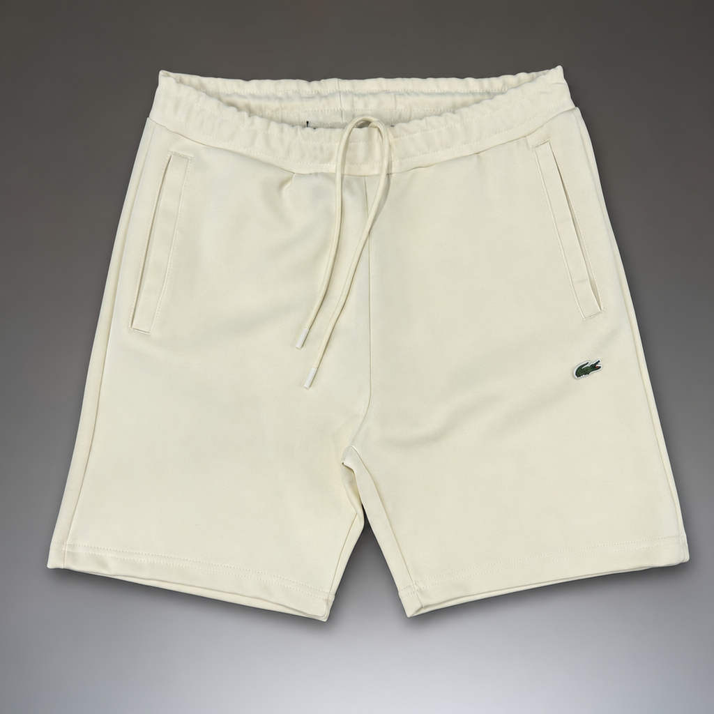 Lacoste Fleece męskie spodenki sportowe, kremowy. Premium jakość
