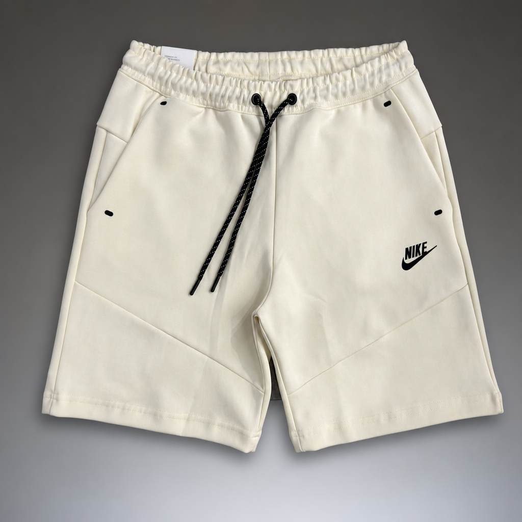 Nike Tech Fleece męskie spodenki sportowe, kremowy. Premium jakość