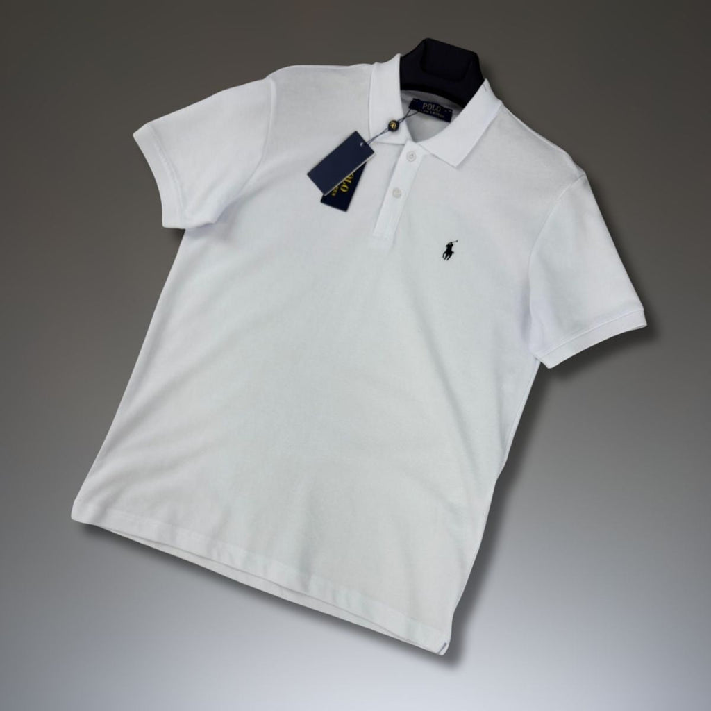 Koszulka polo męska Ralph Lauren, biała. Jakość premium