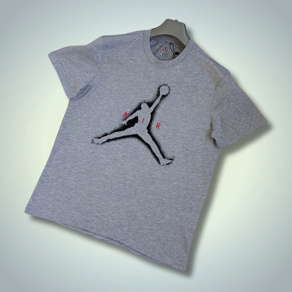 Koszulka męska Jordan, duże logo, klasyczny szary. Jakość premium
