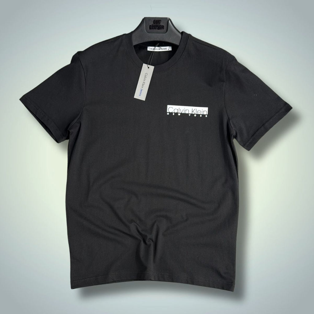 Koszulka męska Calvin Klein, New York, czarna. Jakość premium