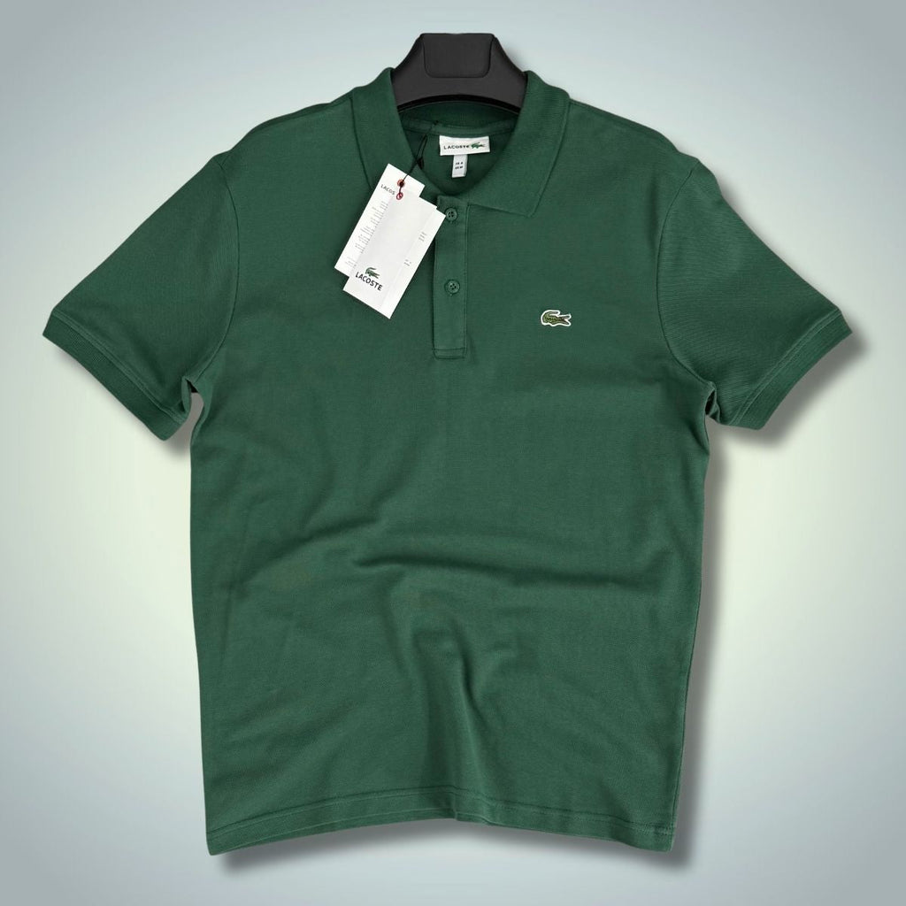 Męska koszulka polo Lacoste, zielona. Jakość premium