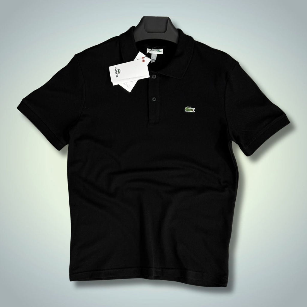 Męska koszulka polo Lacoste, czarna. Jakość premium