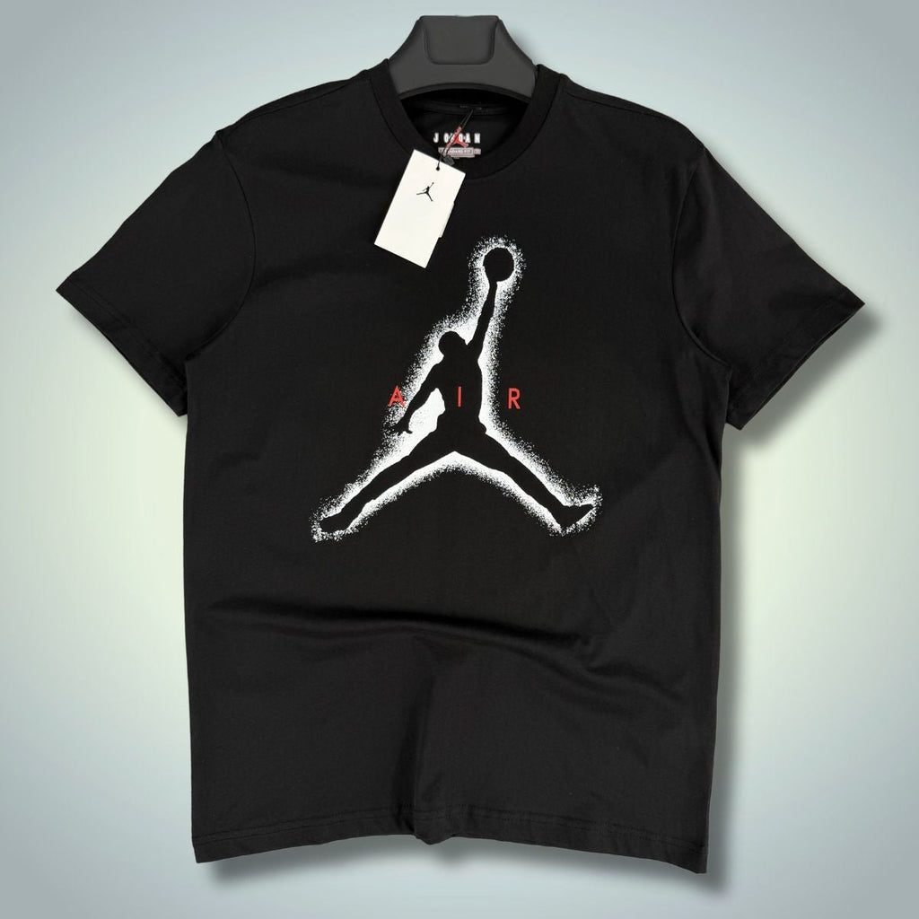 Koszulka męska Jordan, duże logo, czarna. Jakość premium