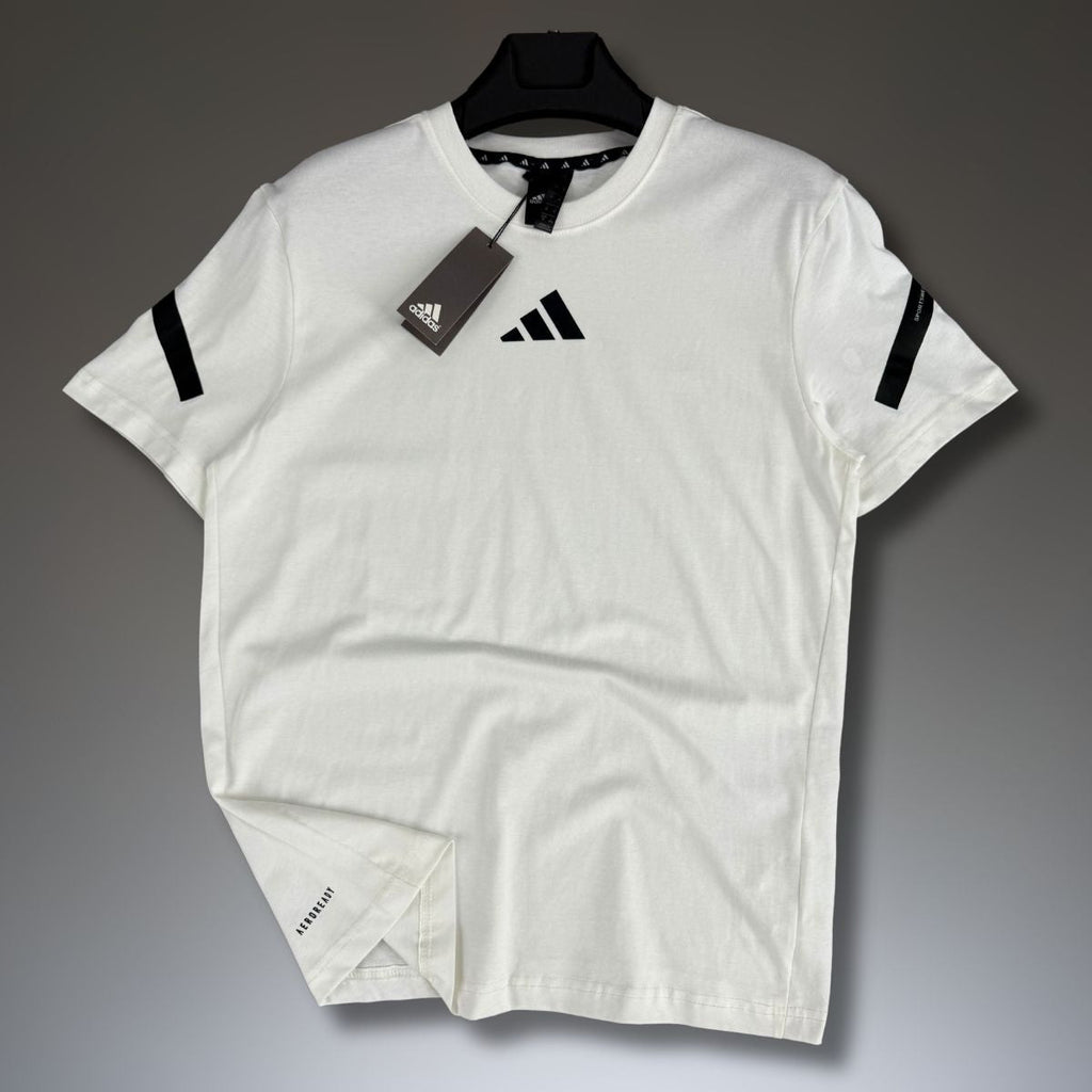Koszulka męska Adidas, biała. Model 2025. Jakość premium