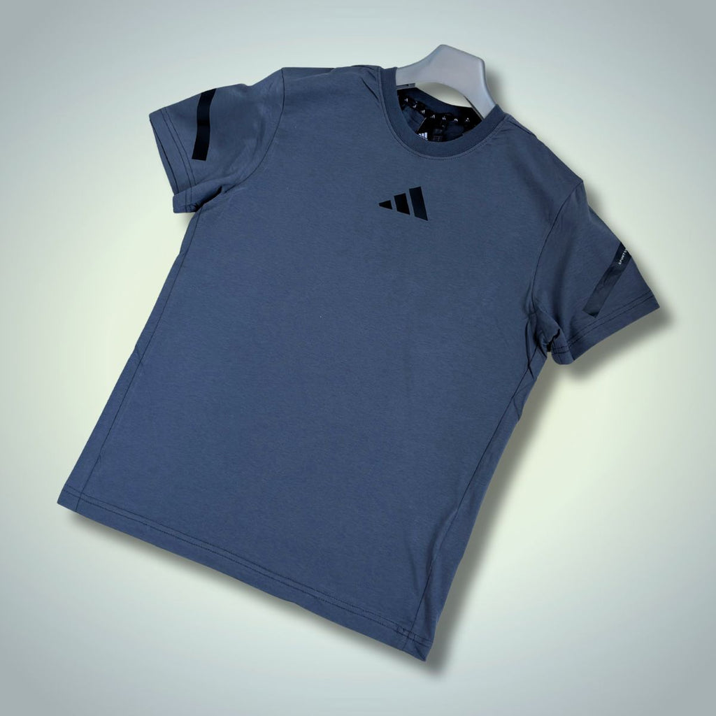 Adidas męska koszulka, niebieska. Model 2025. Premium jakość