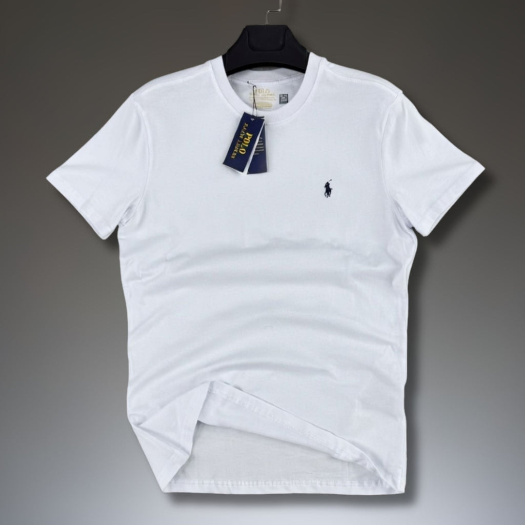 Męska biała koszulka Ralph Lauren. Premium jakość