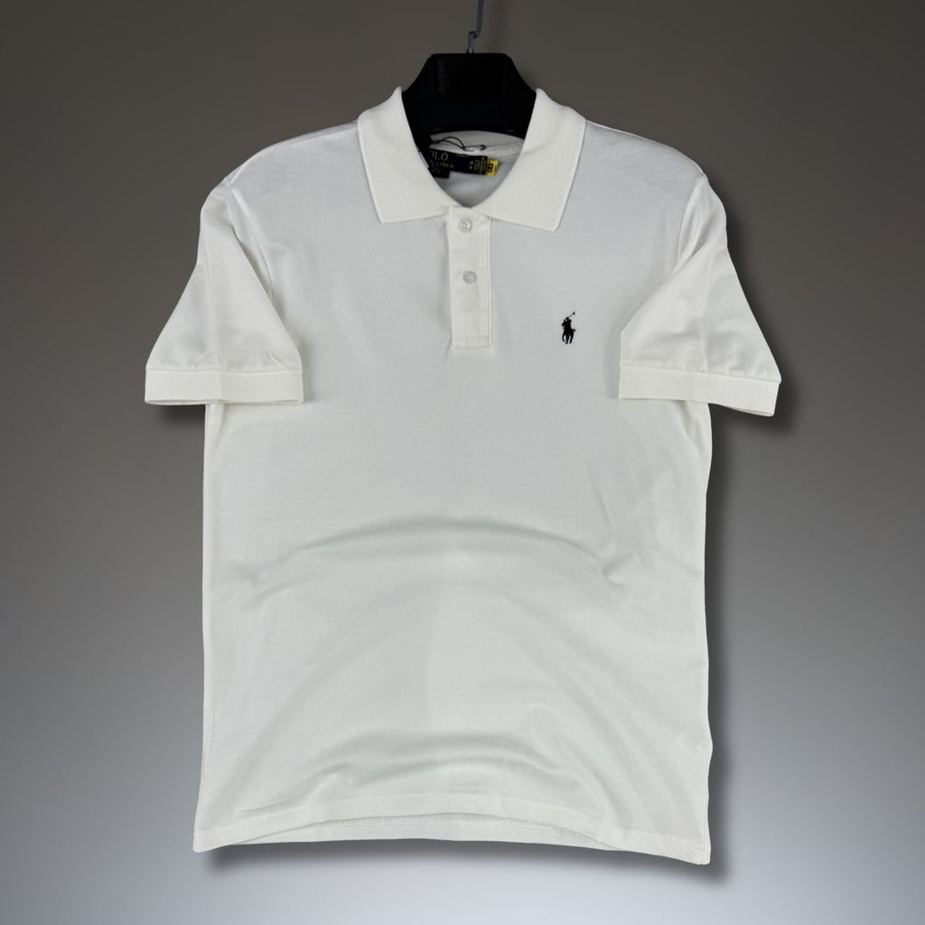 Męska koszulka polo w kolorze ecru Ralph Lauren. Premium jakość