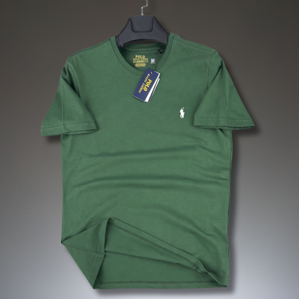Męska zielona koszulka Ralph Lauren. Premium jakość
