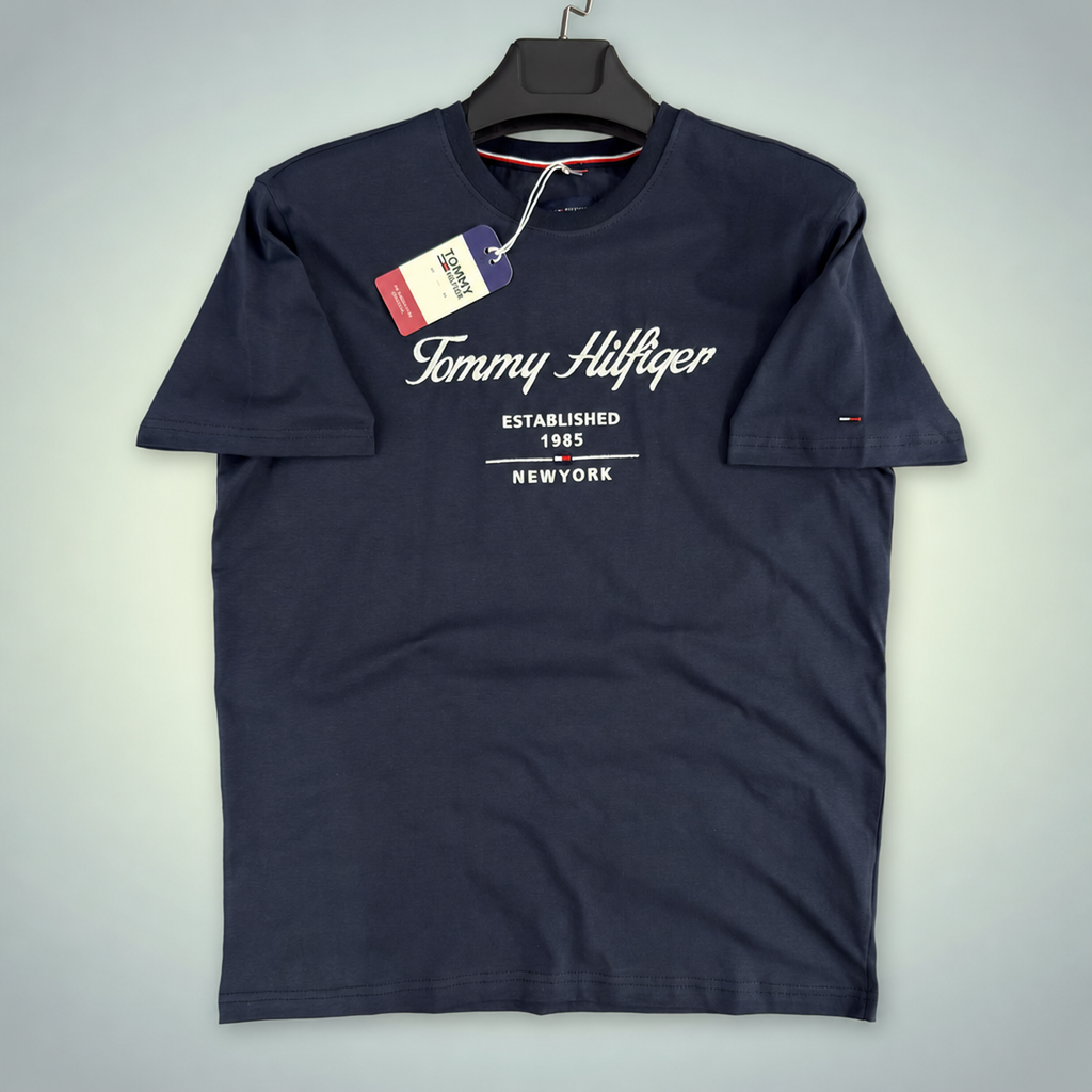 Tommy Hilfiger męska koszulka, ciemnoniebieski. Premium jakość