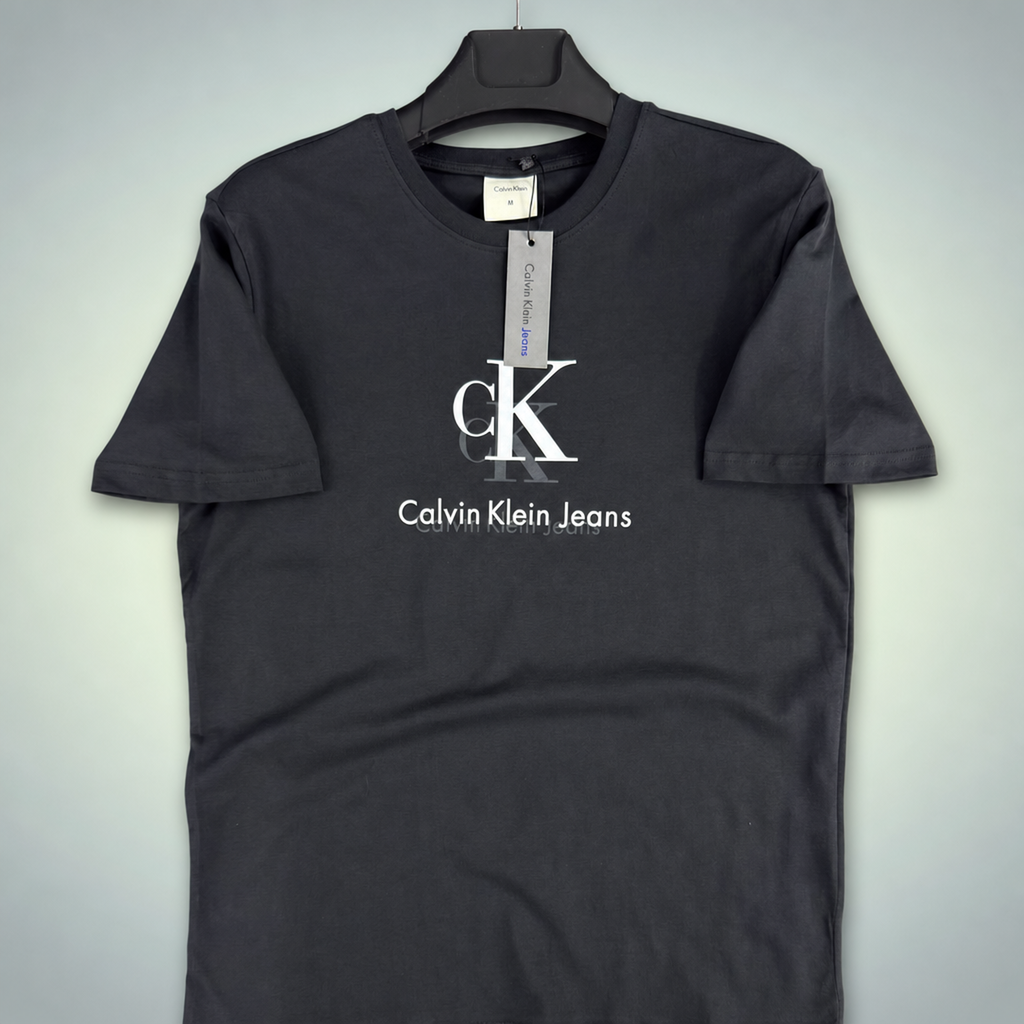 CK Classic męska koszulka, grafitowy. Premium jakość