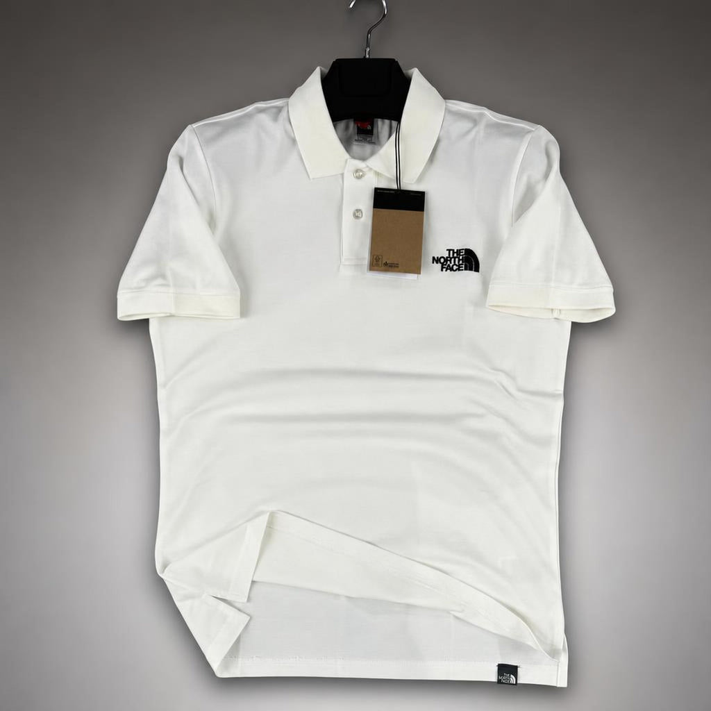 Męska koszulka polo The North Face, biała. Jakość premium