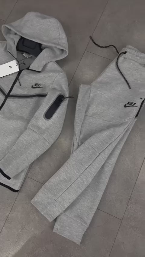 Nike Tech Fleece children's tracksuit, classic gray. Premium quality