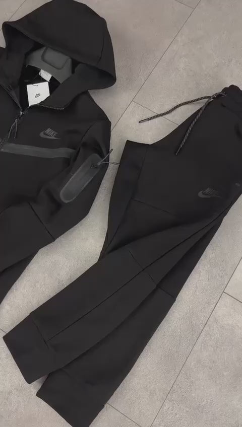 Nike Tech Fleece dziecięcy dres, czarny. Premium jakość