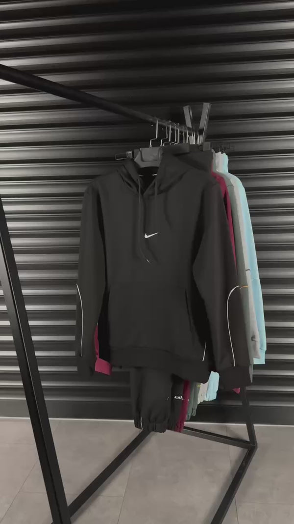 Nike Nocta męski dres z kapturem, czarny. Premium jakość