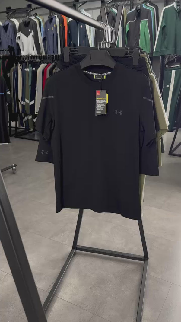 Komplet męski Under Armour z szortami, ciemnoszary. Jakość premium