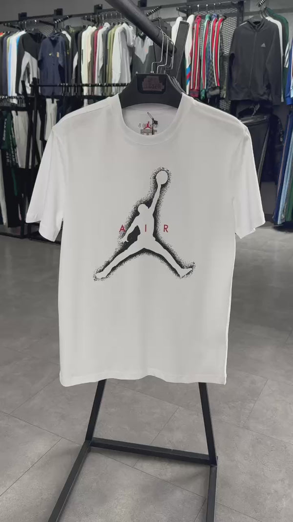 Koszulka męska Jordan, duże logo, klasyczny szary. Jakość premium