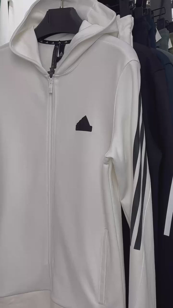 Adidas męski dres 2025, pionowe pasy, czarny. Premium jakość