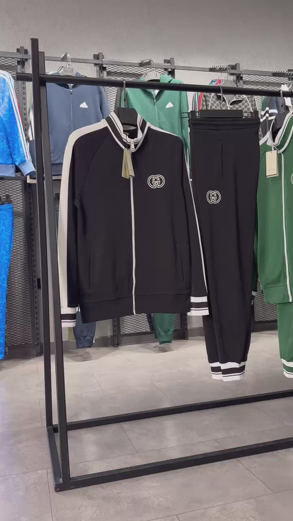 Gucci męski dres 2025, czarny. Premium jakość