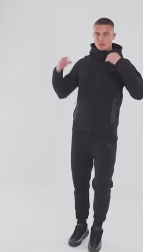 Nike Tech Fleece męski dres, czarny. Model 2023. Wysoka jakość